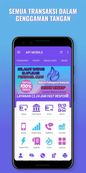 API MOBILE Screenshot 0
