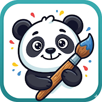 Panda Paint: Kids Drawing App