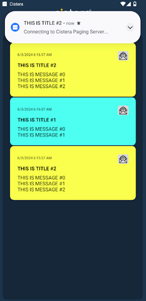 Cistera Paging Screenshot 0
