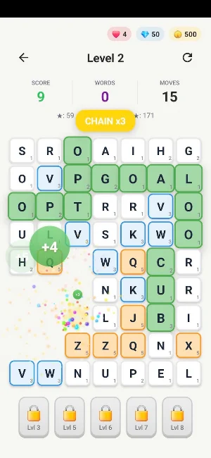 SwipeSpell: Word Puzzle Screenshot 2