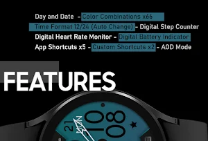 Dream 69 - Modern Watch Face Screenshot 1