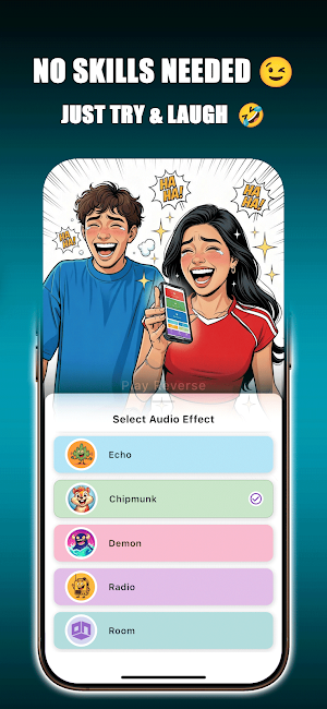 Reverse Singing Audio App Screenshot 3