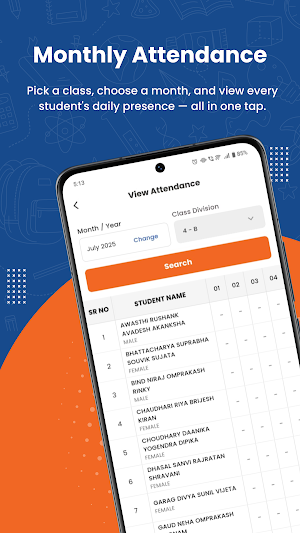 RAUBS Teacher App Screenshot 2