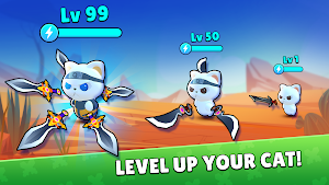 Cat Battle: Spinning Sword Screenshot 0