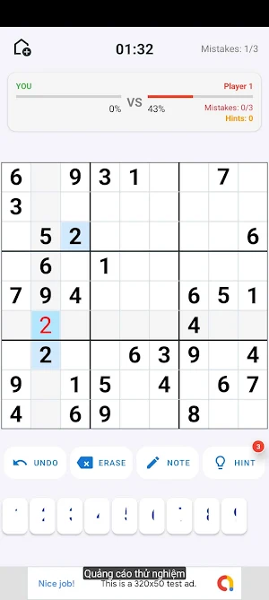 Sudoku Zen Master: PvP Battle Screenshot 2