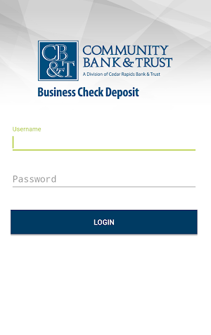Community Bank Business Deposit Screenshot 0