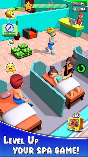 Idle Spa Saloon Tycoon Screenshot 2