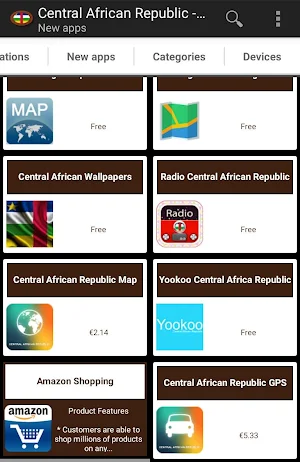 Central African apps Screenshot 1
