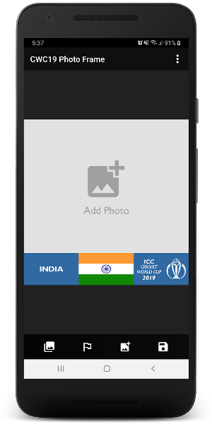 Cricket 2019 Photo Frame Screenshot 0