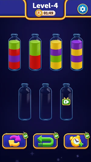 Water Sort:Color Cat Sort Screenshot 0