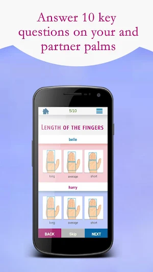 Palm-based Compatibility Test for Couples Screenshot 0