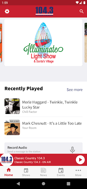Classic Country 104.3 Screenshot 0