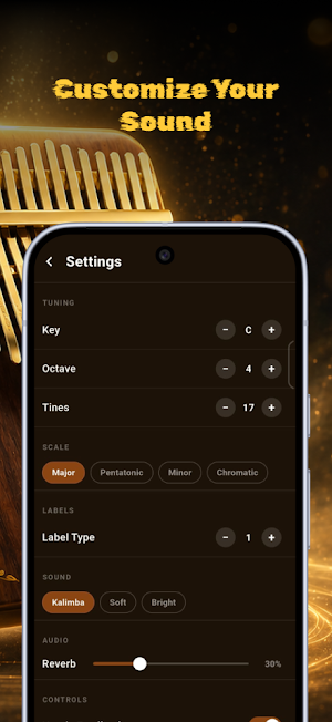 Real Kalimba Simulator Screenshot 1