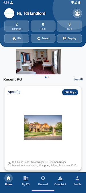TDI Rental Management App Screenshot 0