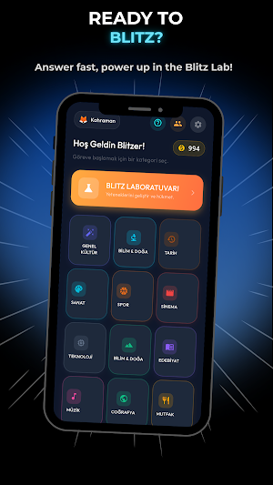 TriviBlitz: Fast Trivia Quiz Screenshot 0