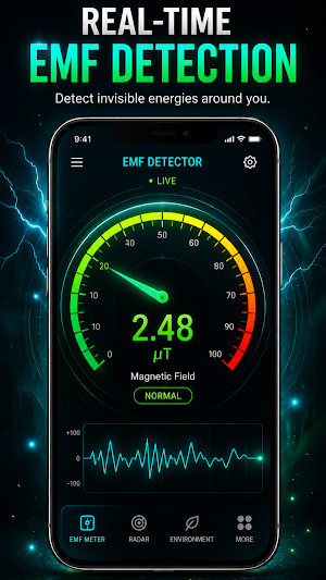Real EMF & Ghost Detector Screenshot 1