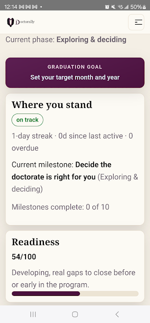 Doctorally Screenshot 1