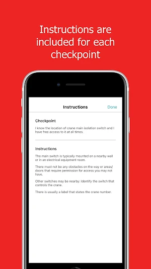 Konecranes CheckApp Screenshot 1