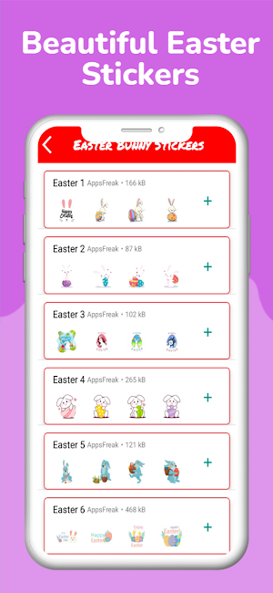 Easter Bunny Stickers Screenshot 0