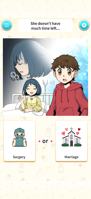 She's sick! Simulation game Screenshot 1