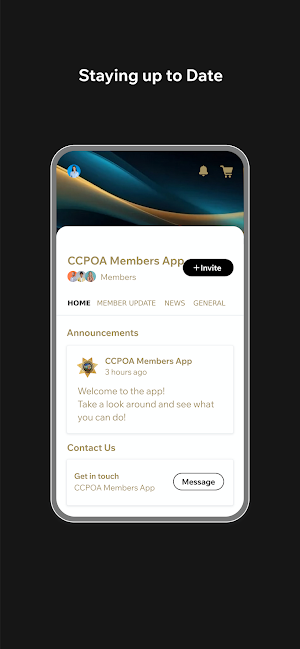 CCPOA Members App Screenshot 2