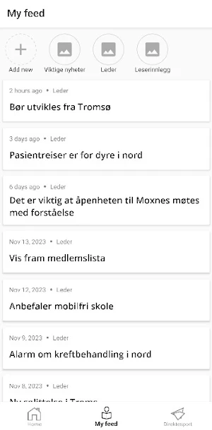 Nordnorsk debatt Screenshot 0