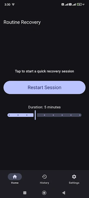 Routine Recovery Screenshot 0