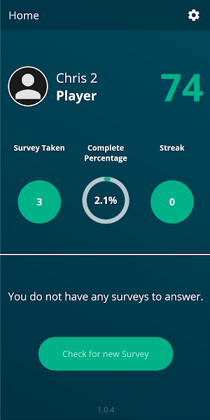 Oasis Survey Screenshot 1