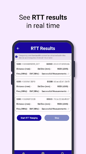 WiFi RTT Checker Screenshot 2