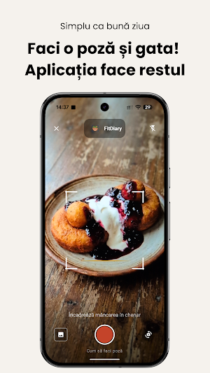 Fitdiary: Jurnal Alimentar Screenshot 1