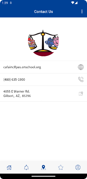 CAFA Inc LFPA Schools Screenshot 1