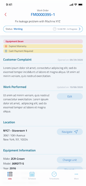 Service Logistics Go Screenshot 1