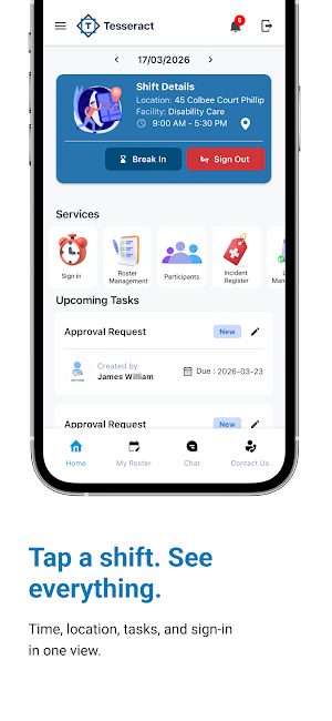 Tesseract Apps Screenshot 1