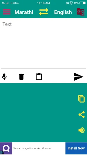English to Marathi Translator Screenshot 0