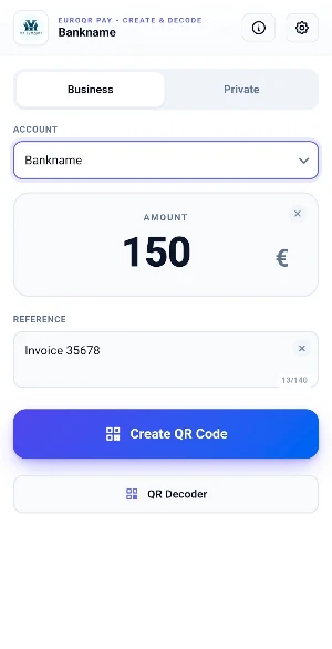 EuroQR Pay Screenshot 0