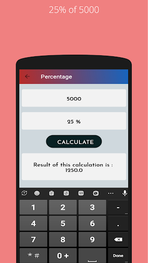 Easy Percentage Count Screenshot 2