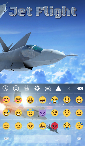 Jet Flight Animated Keyboard + Live Wallpaper Screenshot 3