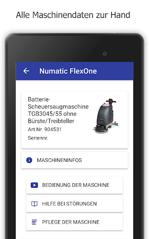 Numatic FlexOne Manager Screenshot 1