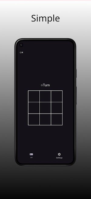 ○× - Tic-Tac-Toe Simple Screenshot 1