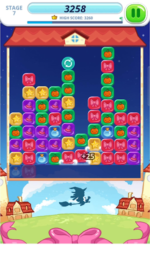 Cute Witch Magic Puzzle Screenshot 0