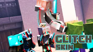 Glitch Skins For MInecraft PE Screenshot 0