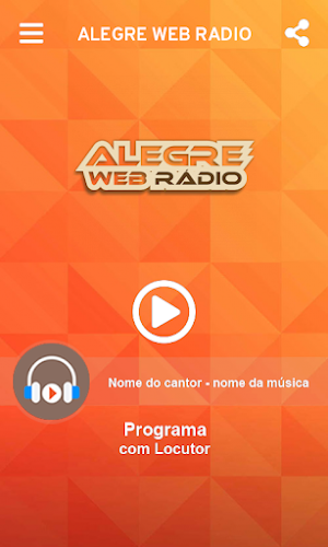 Alegre Web Rádio Screenshot 1