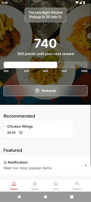 Late Night Eats Window Screenshot 0