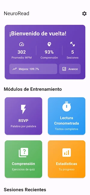 NeuroRead: Lectura Rápida Screenshot 0
