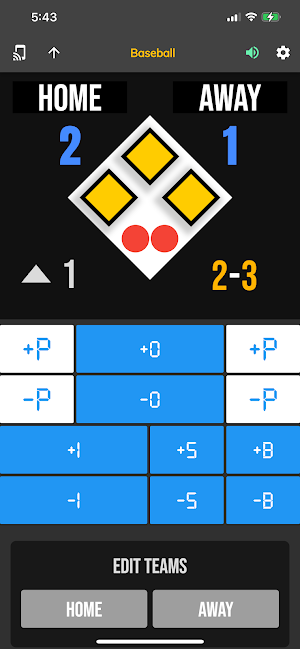 BT Baseball Controller Screenshot 0