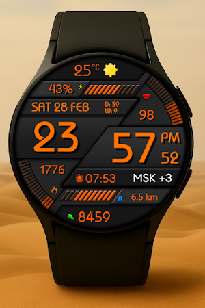 Digital Minimal Watch Face Screenshot 2
