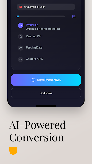 PDF to OFX Converter Screenshot 1