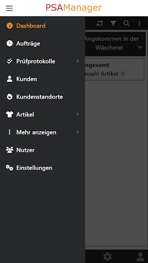 PSA Manager Screenshot 1