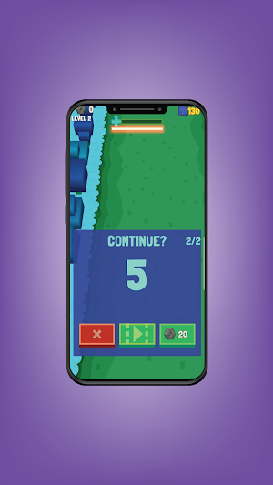 Blocky Shooter: Race Game Screenshot 2