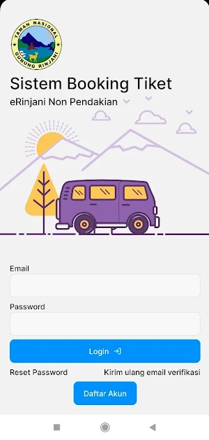 eRinjani Non Pendakian Screenshot 0